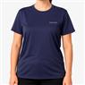 Camiseta em Poliamida feminino azul escuro