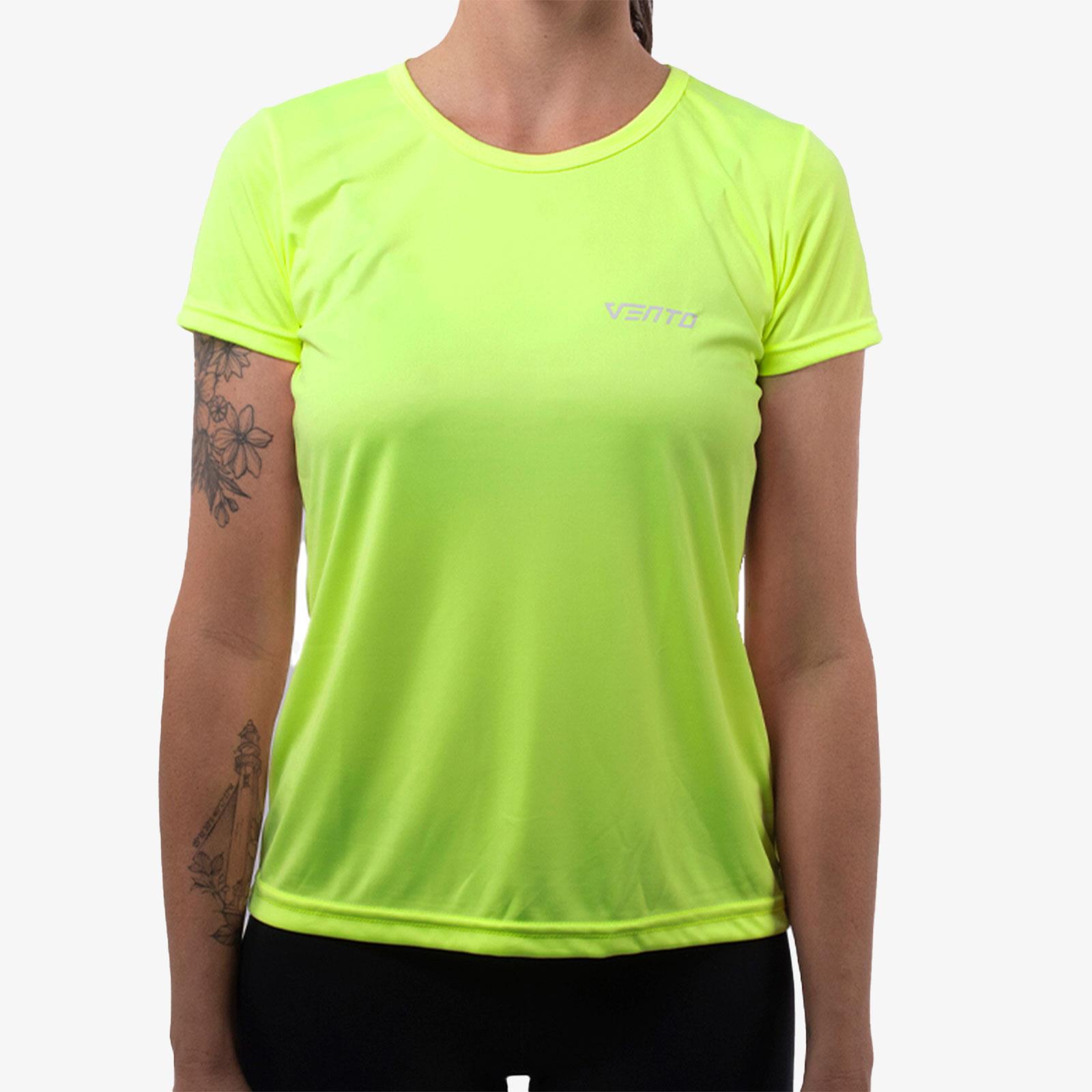 Camiseta Dry Fit Verde Feminina Vento