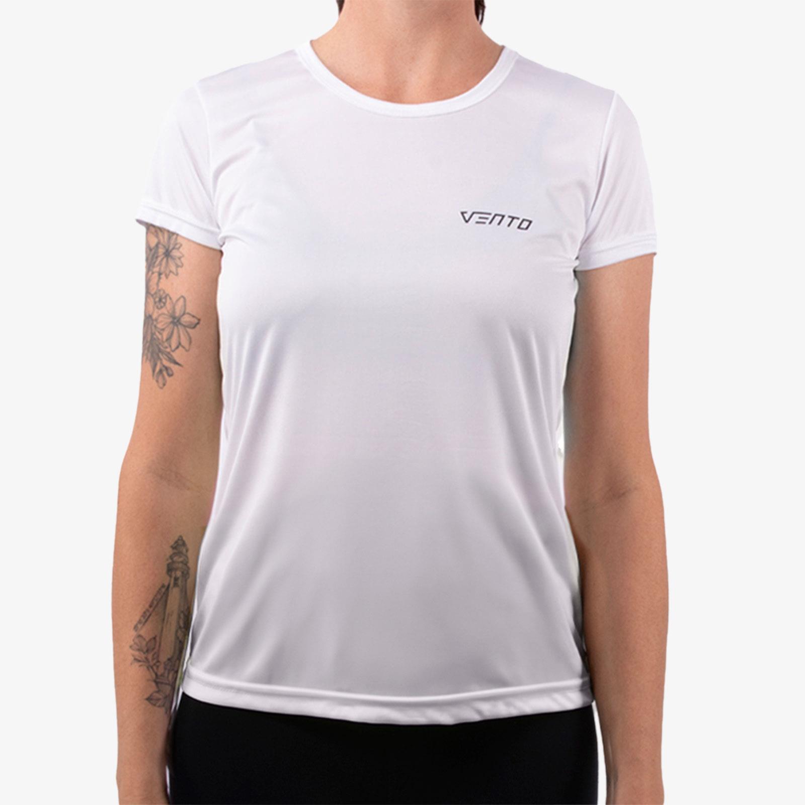 Camiseta Dry Fit Branco Feminina Vento