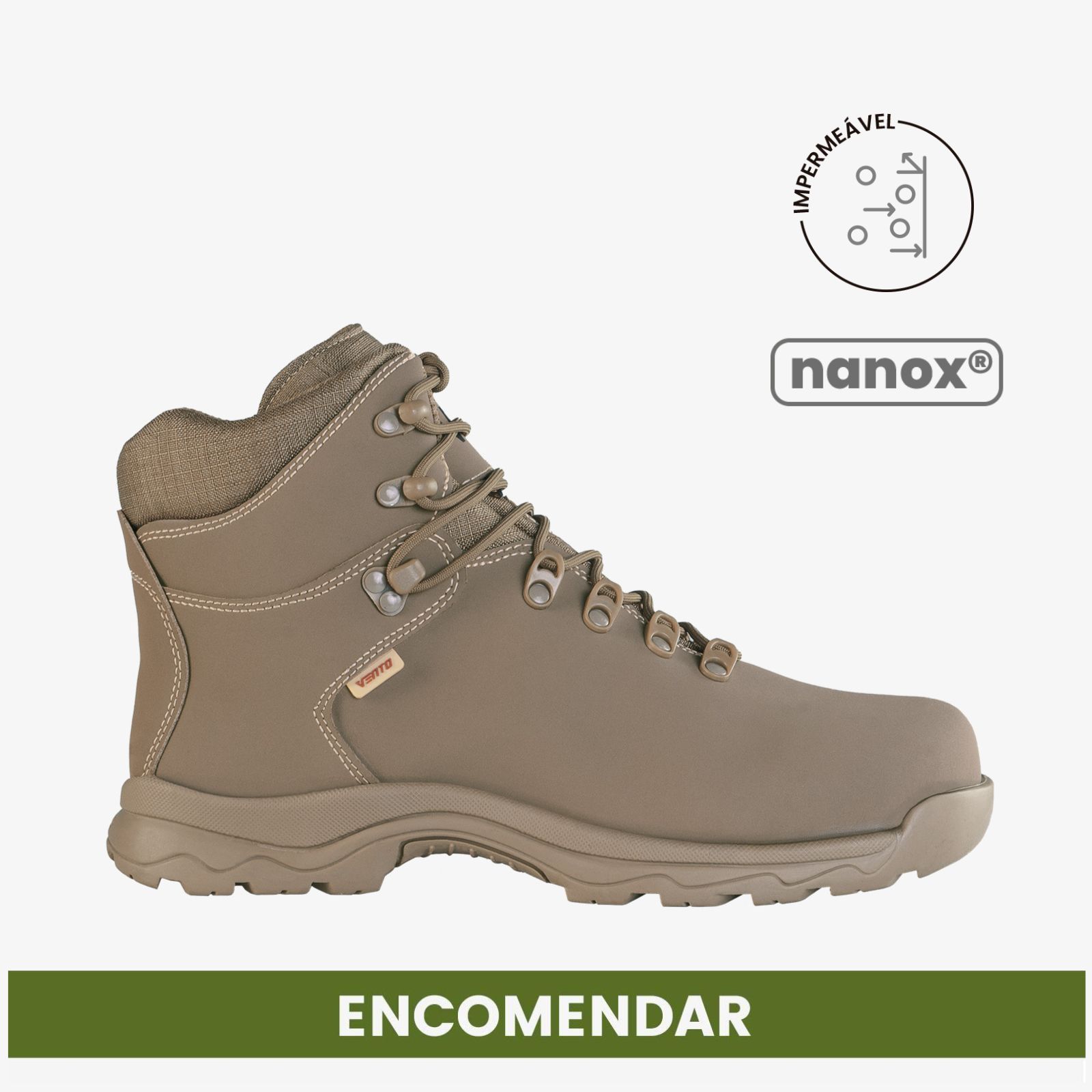 Bota Finisterre Caqui — Nanox — Impermeável — Encomendar